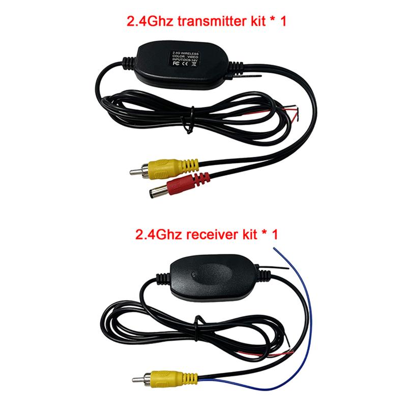 Naviunit 2.4G Wireless Transmitter/Receiver for Car Reverse Rear View Vehicle Backup Camera GPS Radio Monitor Parking Assistan