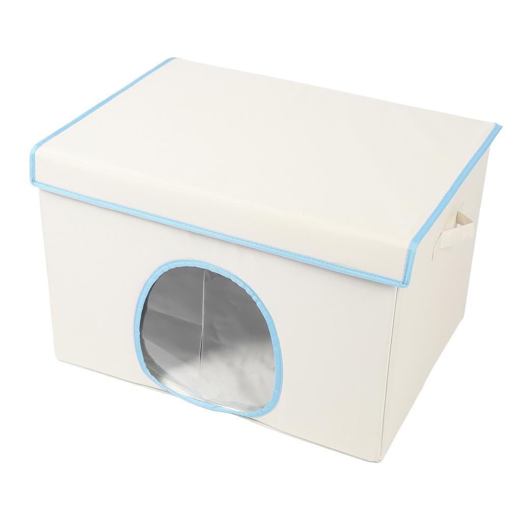 Pet House for Cats Small Dogs PP Insulated Foldable Pet Cave Hidway Cat Shelter for Home Outdoor