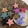 Large Glitter Star Acetate Hair Clip for Thick Hair