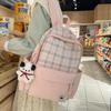 Schoolbag New Girl Style Pattern Backpack Student Korean Niche Junior High School High School Student Large Capacity Schoolbag Campus Backpack