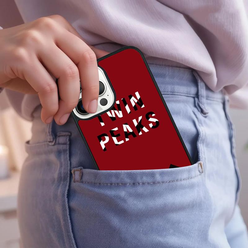 Welcome To Twin Peaks Soft Phone Case For iPhone 17 Air 15 16e 14 13 Pro Max Coque 12 11 Pro Max PLUS Cover