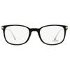 Omega Men S Rectangular eyeglaSSeS Om5039 001 Black Ruthenium 53mm 001
