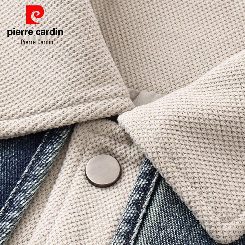 Pierre Cardin Men's Faux Two-Piece Denim Jacket