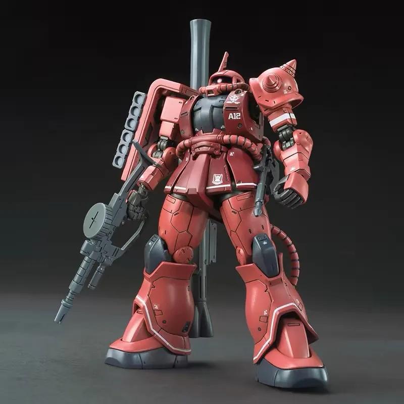 Hg 1/144 GTO Zaku De La Comète Rouge Maquette à Assembler Figurine d'Action Exquise Décoration de Bureau Cadeau Surprise Collection Garçon