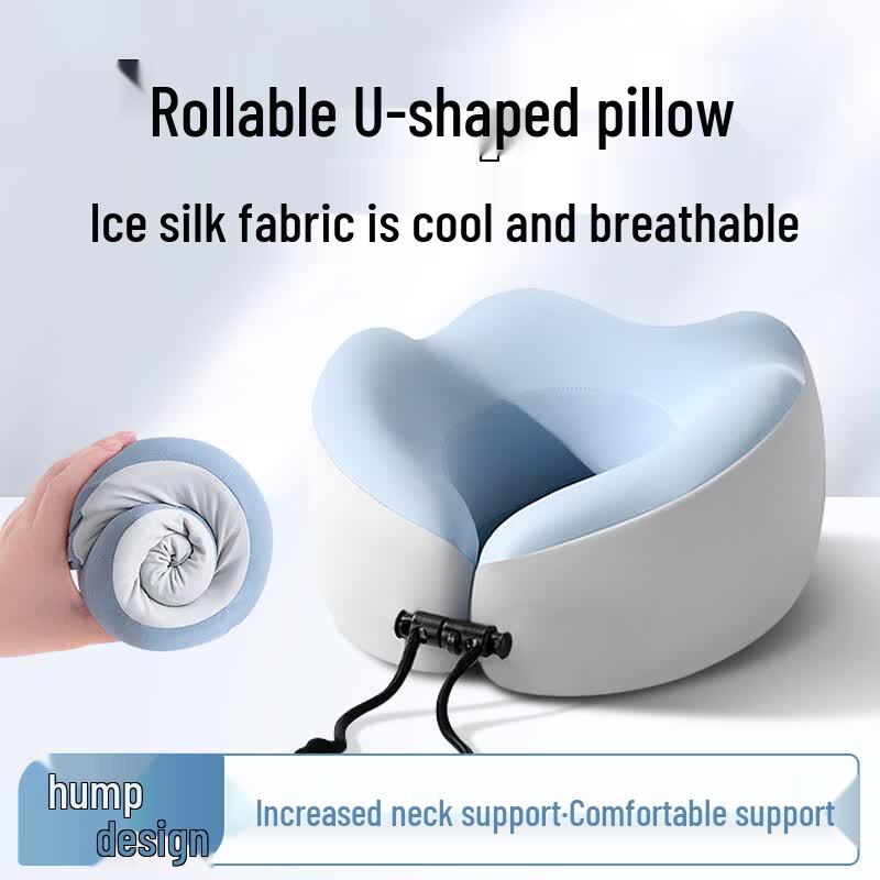 Portable Memory Foam U-Shaped Travel Neck Pillow