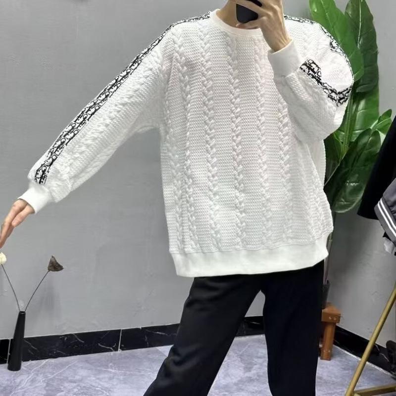 

Unisex Versatile Sweatshirt, Spring/Autumn 2025 Collection - Casual, Round Neck, Long-Sleeved, Easy to Match. 3XL білий