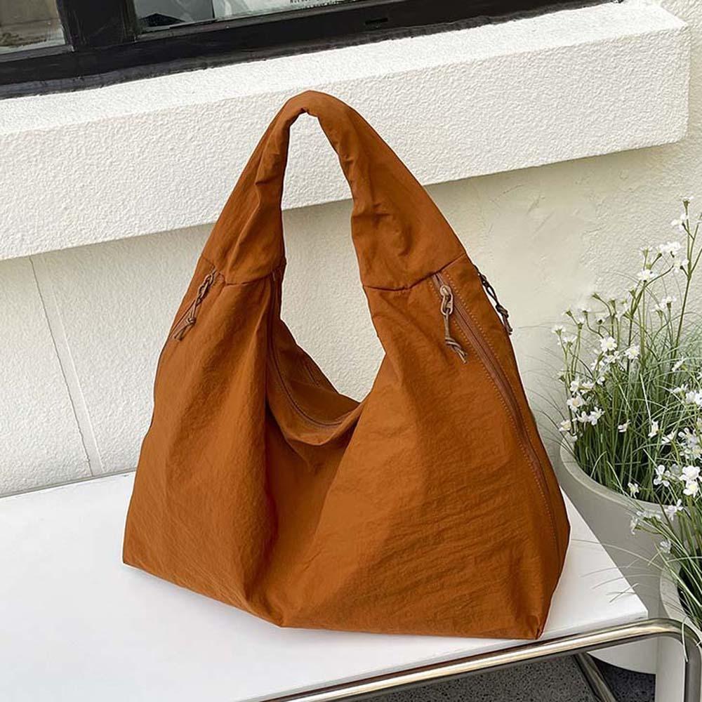 Casual Large Capacity Tote Bag Multi-Pocket Versatile Commuting Handbag Storage Pouch Travel