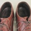 80s-90s Dexter Saddle Balmoral Plain Toe Shoes 7.5WW 25.5cm Brown(USED)