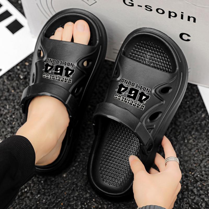 Fashion Men's Home Slippers Luxury Eva Sole Slippers for Man Adult Men's Sandal Slipers Flip Flop Male Shoes Sneakers House Slides