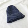 Warm Cotton Comfortable Knit Hat For Winter Versatile Colors Hightop Beanie