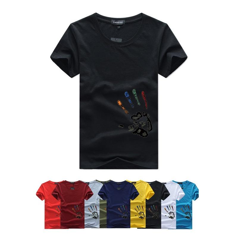 Swenearo Men T-shirts 5xl 4xl Plus Size Cotton Tee For Casual Summer Comfort
