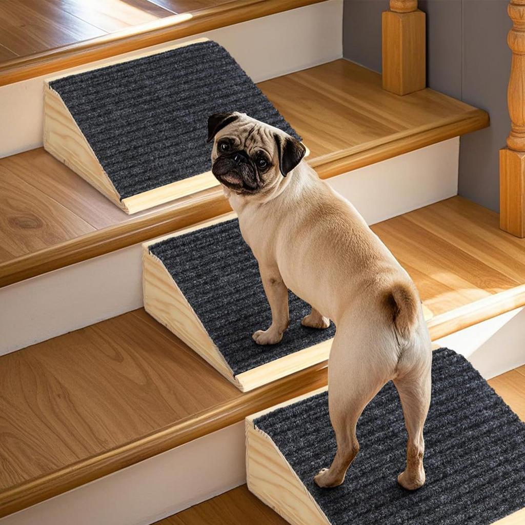 Dog Stair Non-Slip Ladder Multifunctional Puppy Secure Stairs Ramp Older Cats Steps for High Bed Sofa Pet Supplies