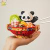 HUIQIBAO 2236PCS Mini Hot Pot Panda Micro Building Blocks 3D Model Animals Bricks DIY City Construction Toys for Children Kids