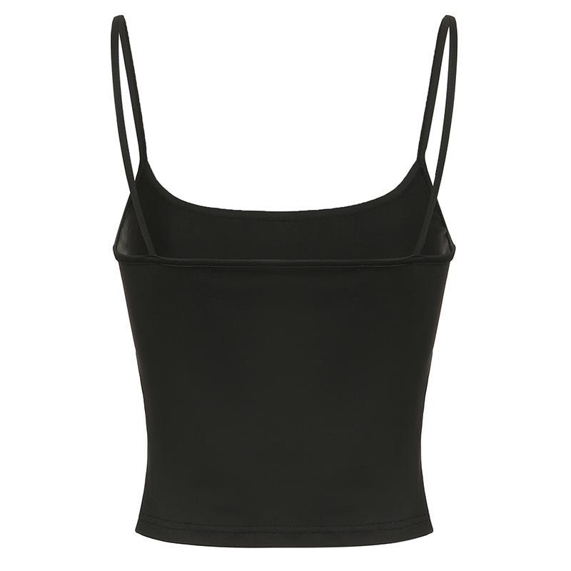 Summer ins sexy babes pure desire primer suspenders small vest elastic inner and outer wear slim fit sleeveless vest women T