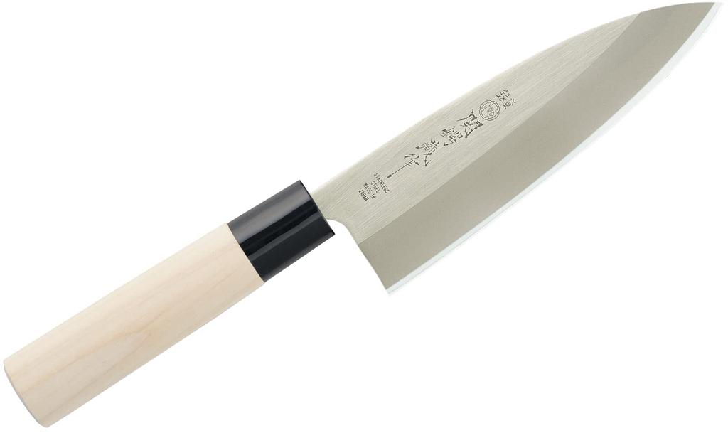 Yaxell Seki Tsubazo Deba Laget for Japansk Rustfritt 30543 Kniv, Kniv, 155mm, Japan, Nybegynnere, Kniv, Sashimi, Fisk, Stål,
