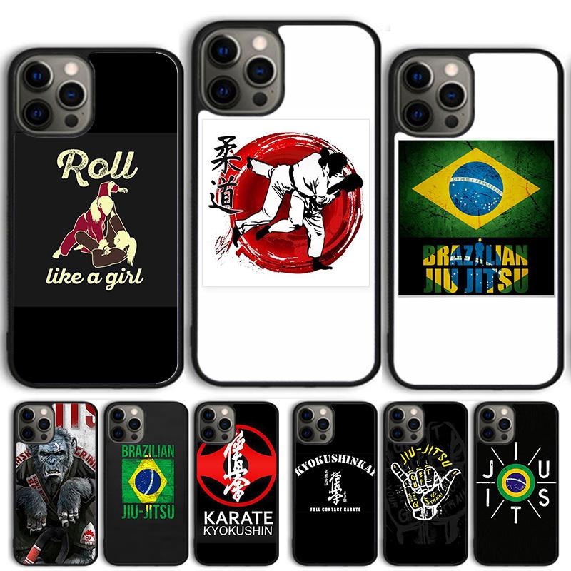 BJJ Brazilian Jiu Jitsu Phone Case Cover For iPhone 17 Air 15 16 14 13 12 Pro Max 11 Pro Max Plus Coque Shell