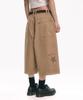 MOO Applique Pocket Cotton Bermuda Pants_3Color