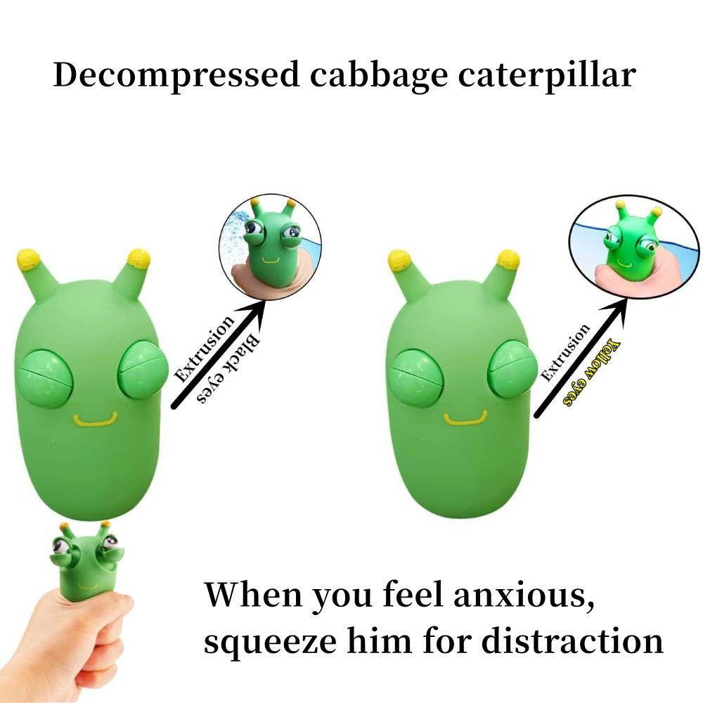 Vegetable Wor Mischievous Insect Trick Decompression Toy For Kids
