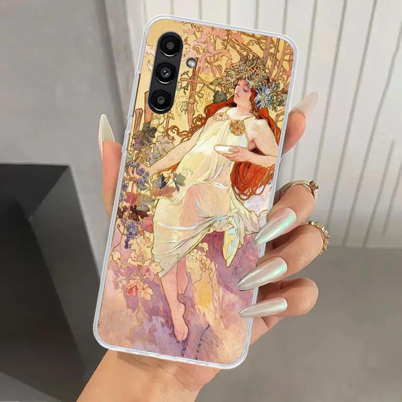 

Alfons Mucha Primavera Phone Case for Samsung Galaxy A16 A26 A36 A56 A15 A25 A35 A55 A14 A24 A34 A54 A13 A23 A33 A53 A05S A04S A Samsung A16