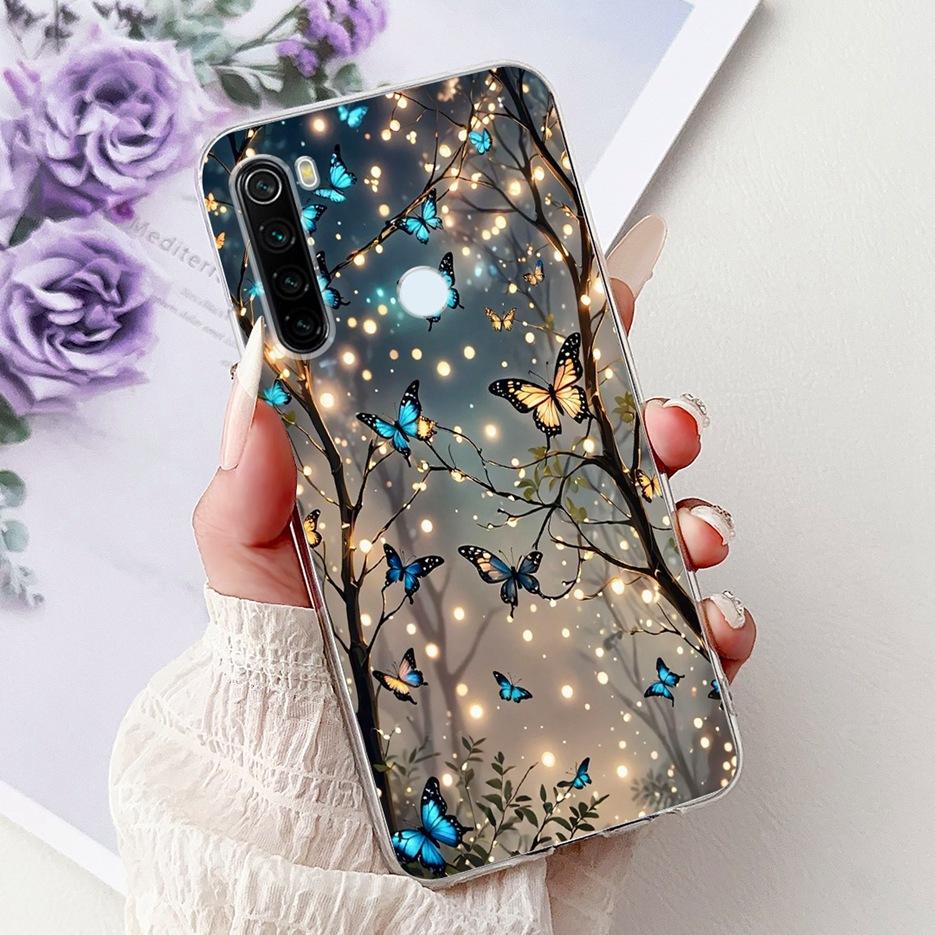 For Xiaomi Redmi Note 8 2021 Case Note 8T New Fashion Painted Cover Soft Silicone Phone Case For Redmi Note 8 Pro Note8 T Fundas