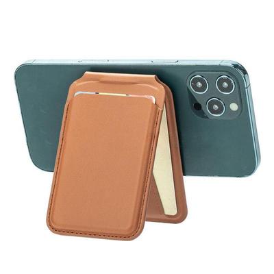 Magnetic Card Holder Stand for Apple iPhone 15 - Adjustable Angle with MagSafe Compatibility