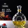 250-1000ml Bottiglia di Vetro Trasparente di Alta Qualità Dispenser per Whisky Bottiglia Creativa per Vino Rosso per Liquori Scotch Bourbon