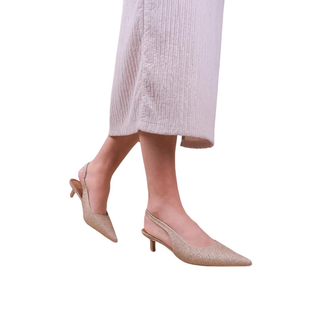 Where's That From Dámské/dámské nové boty na podpatku pro kotě s třpytivým třpytem