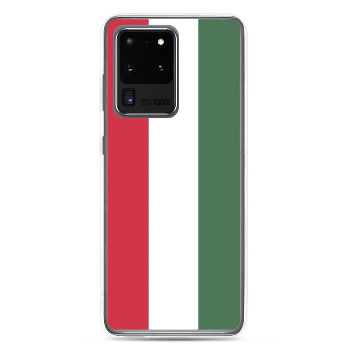 Coque Téléphone - Samsung - Galaxy S20 - Drapeau Hongrie - Souple - Multicolore