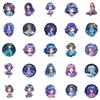 50 Dream Starry Sky Girl Cartoon Character Doodle Stickers Diy Phone Case Slipper