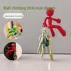 Wall-Climbing Man Magnetic Key Holder and Refrigerator Hanger - Creative Storage Gift