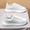 Italské McQueen malé bílé boty dámské 2025 nové jarní a podzimní plátěné boty platforma zvýšení výšky pár pánské boty všestranné sportovní a lei