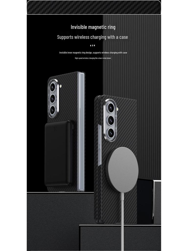 Magnetic Nano-Fiber Folding Case for Samsung Z Fold7/6