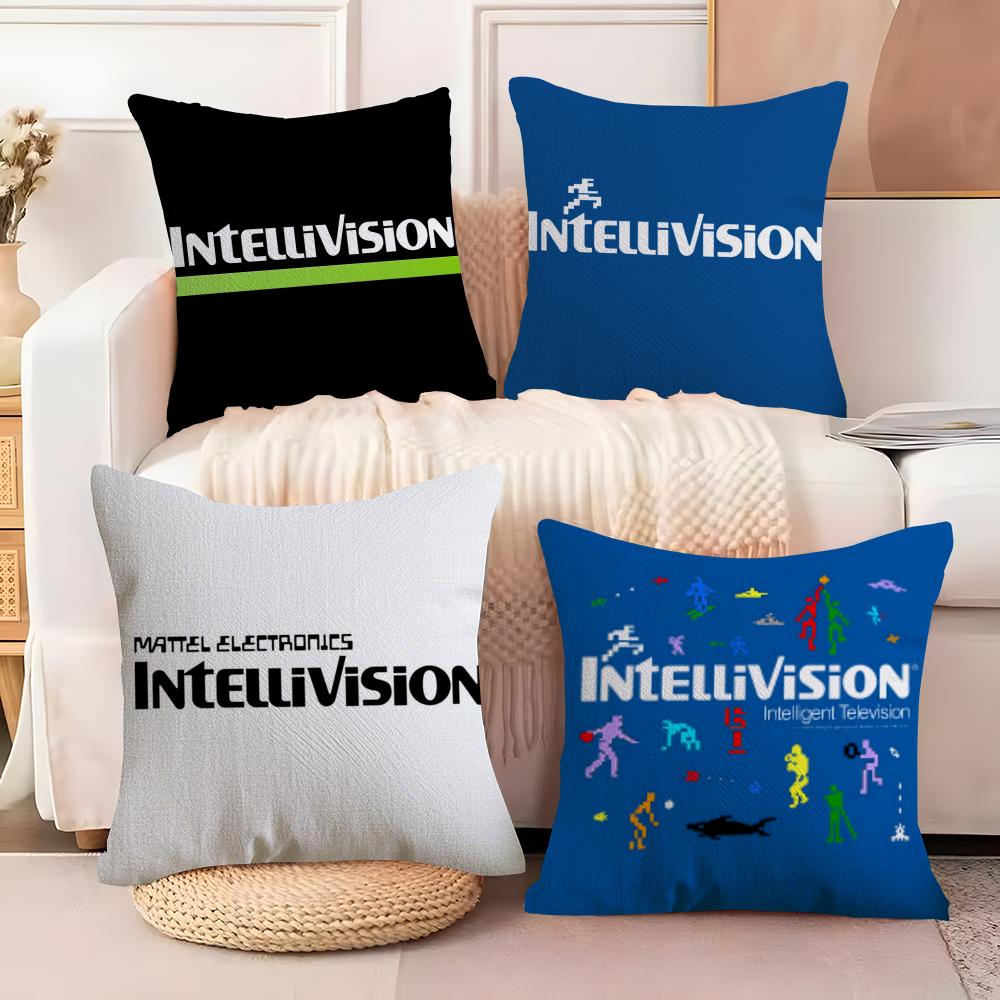 Fashion IIntellivision Pillow Case Silky elegant Comfort Sofa Bed Invisible zipper