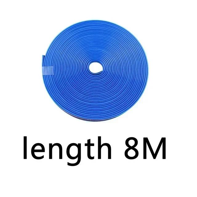 8M/Roll Rim Blades Car Vehicle Wheel Rims Protectors with Tape Decor Strip Tire Guard Line Rubber Mounding Trim Car Stickers