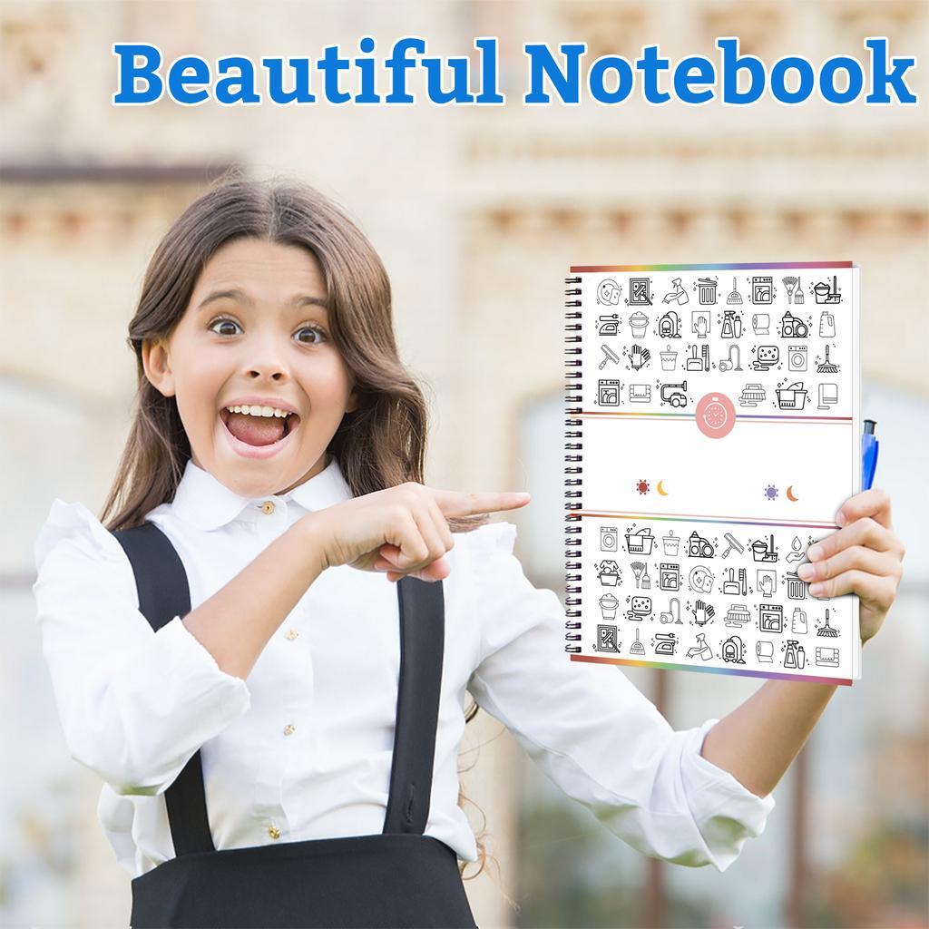 Plannernotitieboekje, dagboek voor persoonlijk doelbeheer en levensplanning, hulpmiddel voor het bijhouden van dagelijkse taken en doelen.