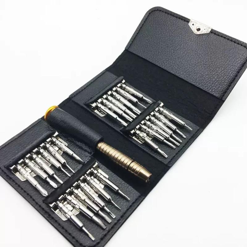 1 Set Torx Electronic Repair Tools Opening Screwdriver 25 In 1 Mini Precision Screwdriver Magnetic Kit For Phone Camera Watch Pc