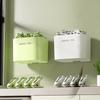 Multifunctional Hanging Storage Basket Bathroom Wall-Mounted Rack Kitchen Ginger Garlic Sundries Sorting Storage Basket Box