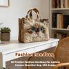 3D Printed Fashion Handbag For Ladies; Canvas Shoulder Bag, 300 Grams