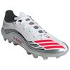 Adidas F50 Series Abrasion Resistant Soccer Shoes Unisex White Silver Sneakers JP7462