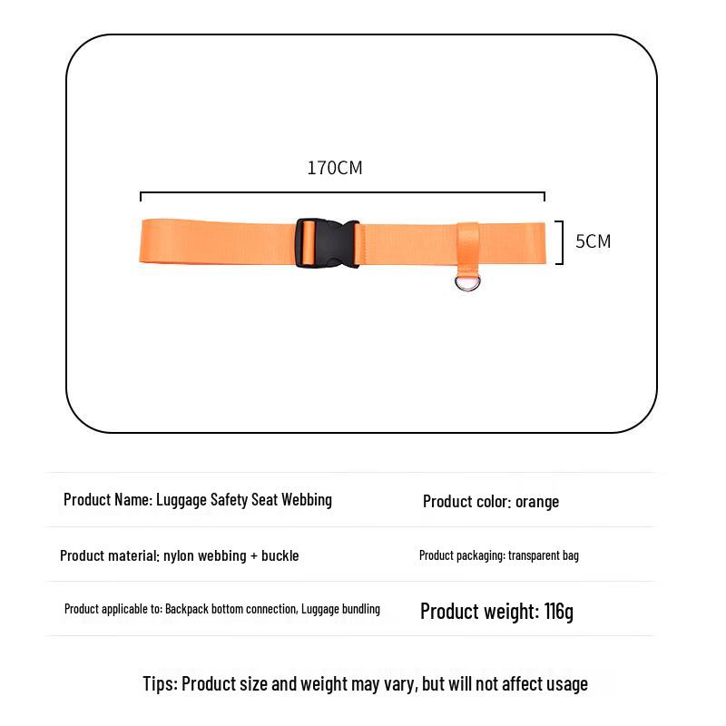 WEZHO Luggage Child Car Seat Securing Strap