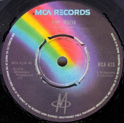 7inch Record M - Pop Muzik MCA413 MCA Records 1979 UK Dance & Electronica Used