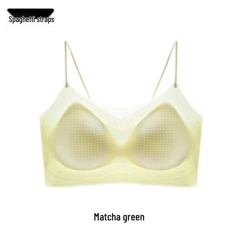 

LangSha Women s Ice Silk Breathable Wire-Free Sports Bra B