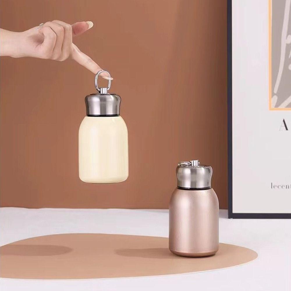 Stainless Steel Mini Vacuum Thermos Cup Simple Travel Water Bottle  Outdoor Sports