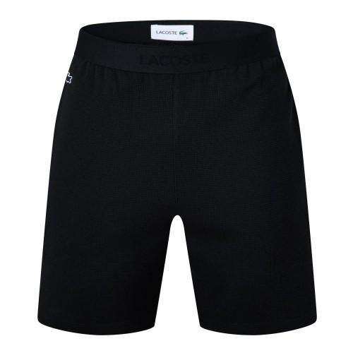 Lacoste Mens Waffle Relaxed Fit Pyjama Shorts