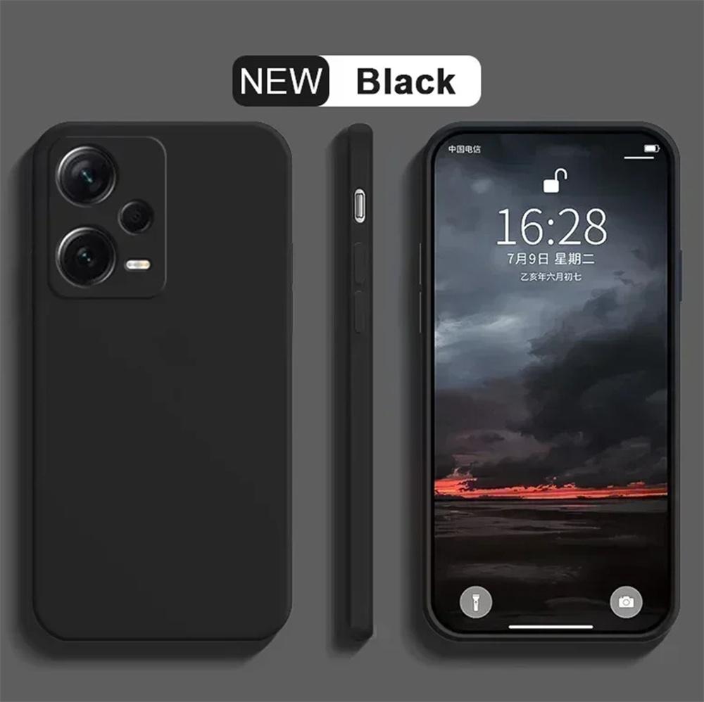

Original Liquid Silicone TPU Phone Bumper For redmi Note 12 Pro 5G Shockproof case silicone Camera protection Case redmi Note 12 Pro 5G