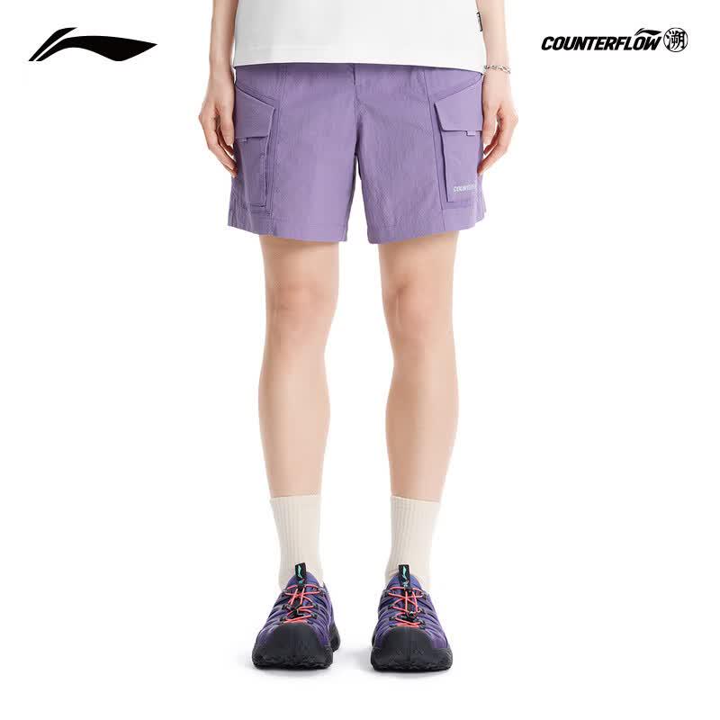 Женские спортивные шорты Li-Ning CF Trace с водоотталкивающим покрытием S