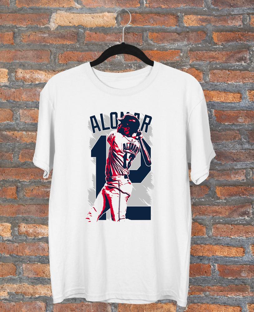 

Roberto Alomar Men T-shirt White Short Sleeve All Sizes JJ5488 XL