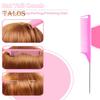 3Pcs/Set Hair Styling Comb Kit with Double-side Edge Control Teasing Bristle Brush Rat Tail Women Comb Back Brushing Combing Braiding Slicking