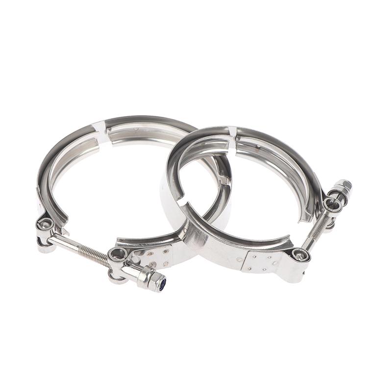 304 Stainless Steel 2-4 Inch Quick Release V Band Clamp Turbo Exhaust Pipe V-Band Clamp V Clamp Clip