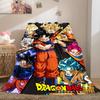 1PC Dragon Ball Super  Print Flannel Blanket, High quality All Seasons, Home Decor, Warmth and Comfort, Perfect for Christmas Gifts